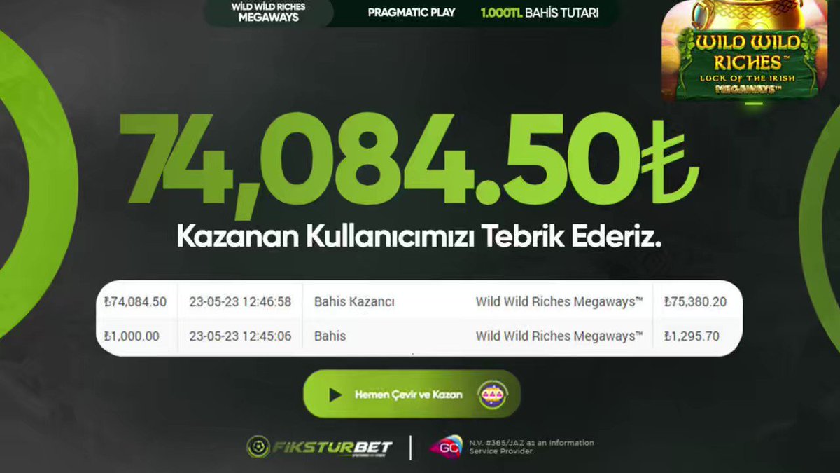🎁 Fiksturbet’ten 30 kişiye 100₺ hediye! 🤔 Şarkıda, kaç kez fikstürbet sözü geçiyor doğru bil. Yoruma yaz ve RT'le ardından Ödülü kap! 👀 #Fiksturtv etiketi ile şarkıda sevdiğin bölümünü paylaş 500₺ kazanacak şanslı kişi ol 🙌 Not: Sitemizde üyeliğinizin olması şartı değil