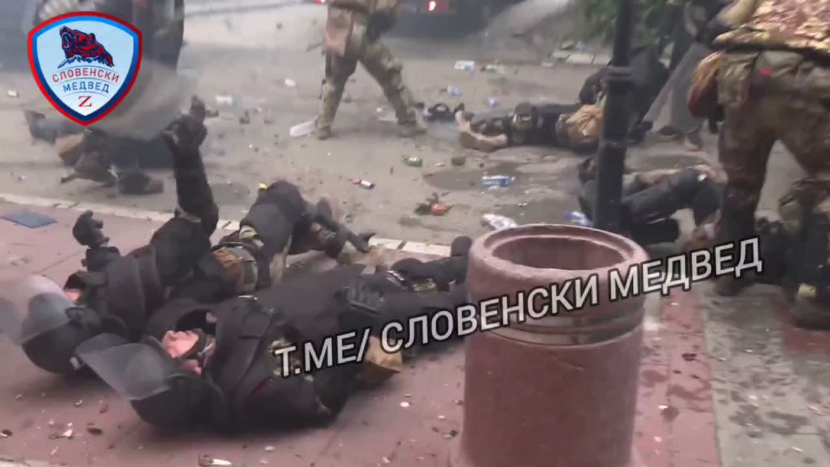 🇰🇿🇷🇸NATO soldiers in Kosovo against civilians...😂 Send them to Ukraine to fight against RF soldiers...