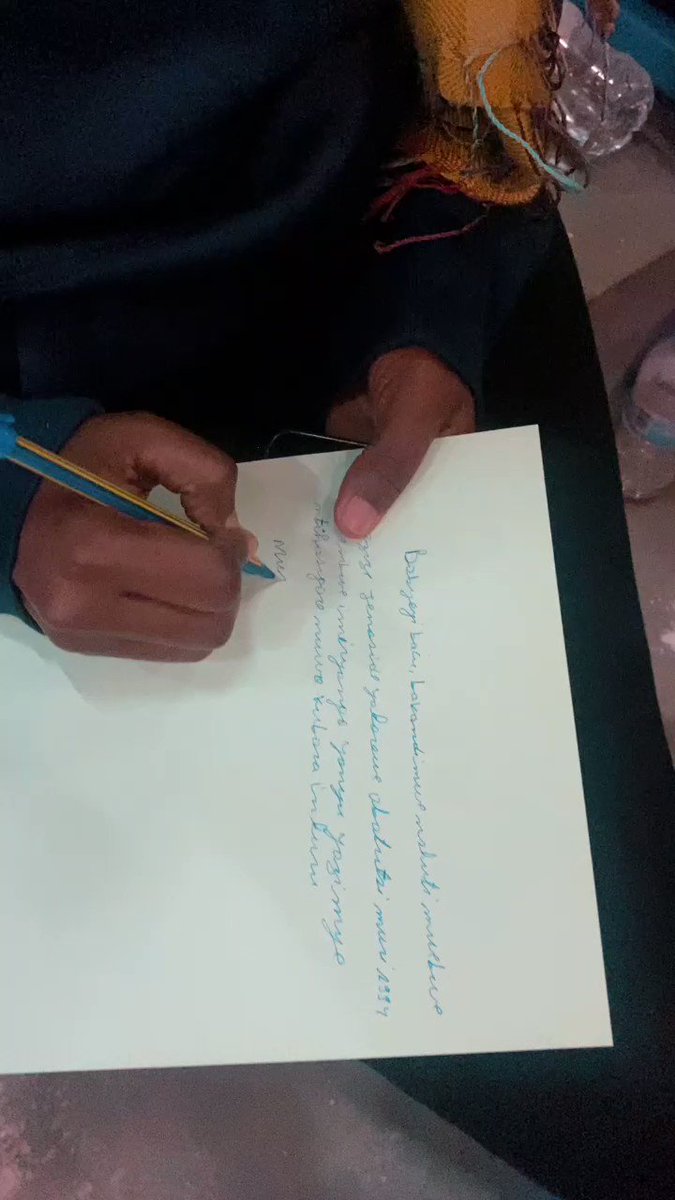 🥹It tears us apart, imagining how Rwanda would look with you beside us ✍️We write this letter with our hearts swallowed in sorrow &amp; tears falling off our faces, hoping that you will read every word with💌from where you rest 🫂Yours forever, #IbaruwaYanjye #Ntukazime #Kwibuka29