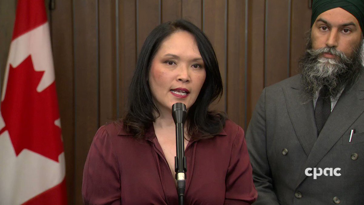 "CSIS has confirmed with me that I am being targeted for foreign interference, and will continue to be a target," NDP MP Jenny Kwan tells reporters in Ottawa about the classified briefing she had with the Canadian Security Intelligence Service last Friday. #cdnpoli