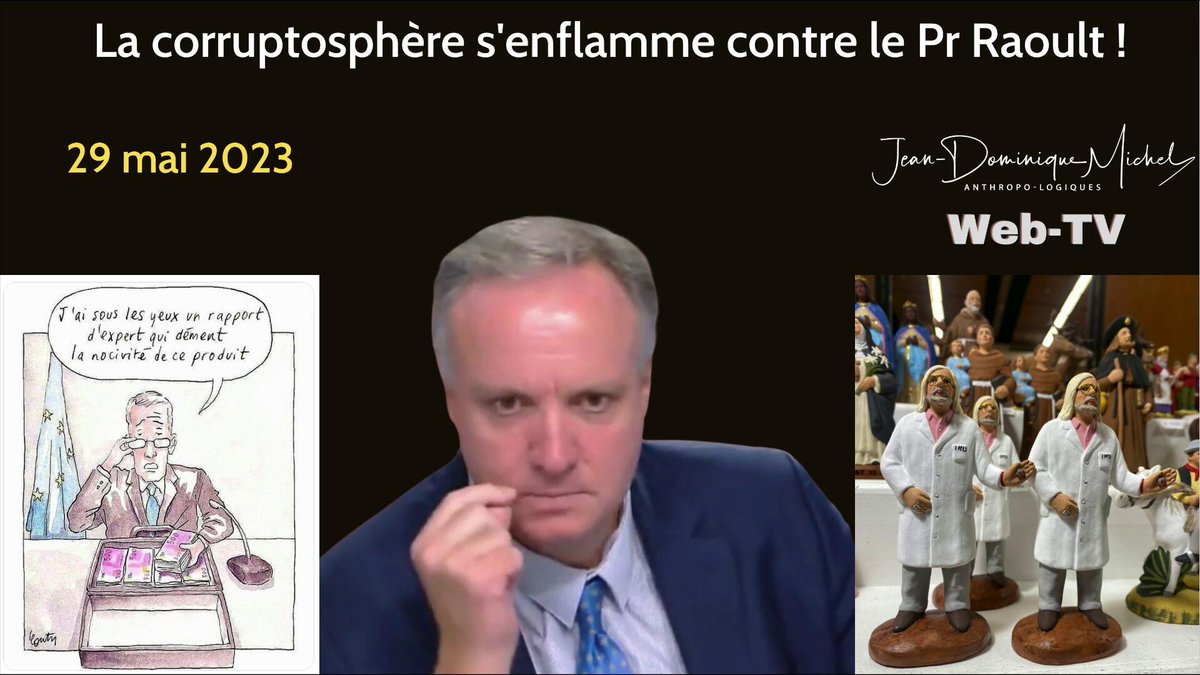 La panique gagne le marigot ! La publication de la série finale par l'IHU démontre que ces malfrats ont activement participé au meurtre par privation de soins de dizaines de milliers de personnes en France. On comprend qu'ils soient quelque peu stressés à la perspective de se retrouver -tôt ou tard- devant la justice pour répondre de leurs actes. Tic-tac, tic-tac ! Ils nous donnent en attendant un nouvel exemple magistral de délire paranoïaque raisonnant...