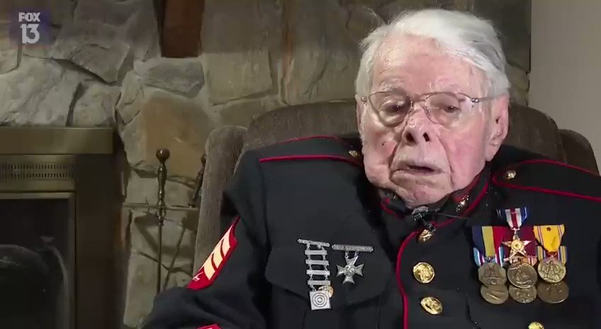 100 year old veteran breaks down in tears at what America has become “The things we did and the things we fought for and the boys that died for it, it’s all gone down the drain”