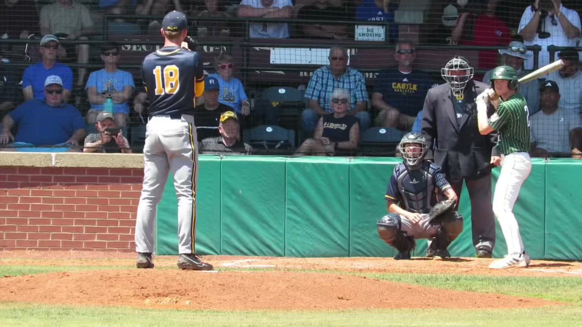 Here is the play from Bosse Field. I’ll just roll it unedited. -Have no way to tell if he actually touched the plate -The ump never does signal safe. -He makes out call on appeal immediately &amp; with conviction. North would have gone up 2-1 in bottom of 3rd with runners on.