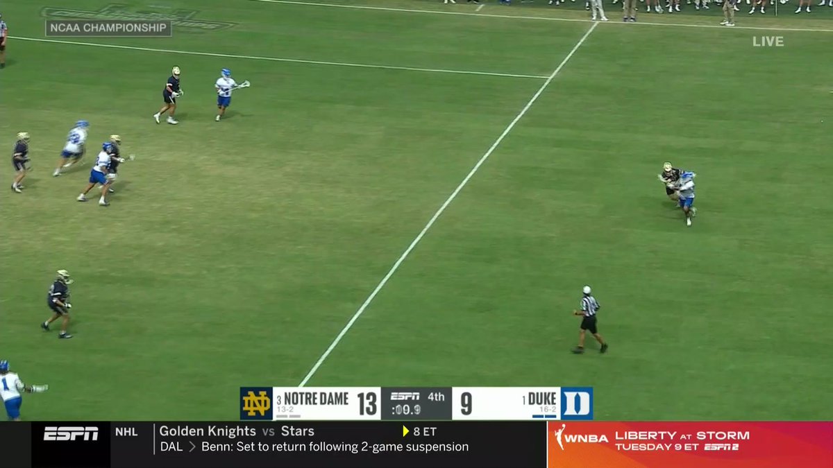 FOR THE FIRST TIME IN HISTORY, THE IRISH ARE THE NATIONAL CHAMPIONS 🏆☘️ 📺 ESPN #NCAAMLAX x @NDLacrosse