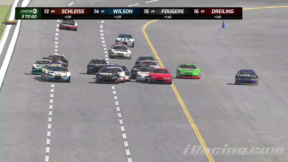 RAIN DELAY MOONCAR DID NOT DISAPPOINT What a damn finish, thank you to everyone who tuned in live