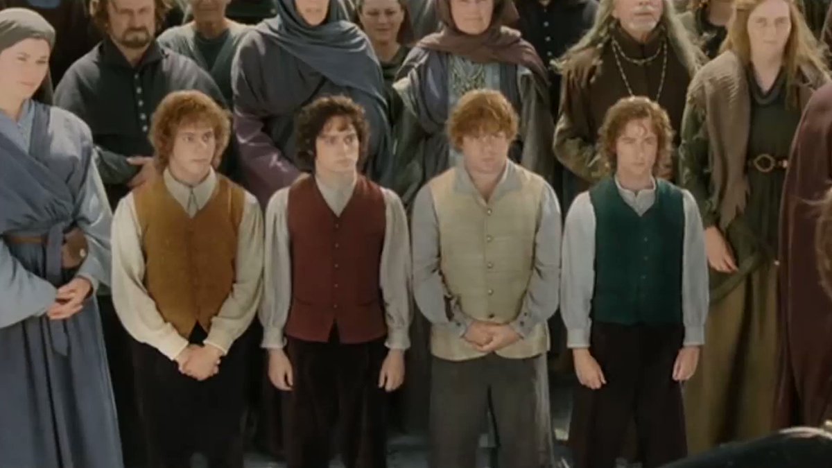 - No puedes llorar con el final de una película. El final de la película: