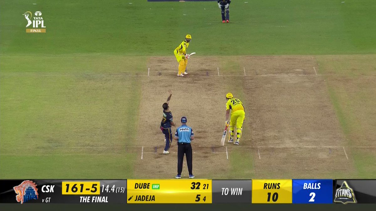 𝗗𝗢 𝗡𝗢𝗧 𝗠𝗜𝗦𝗦! Two shots of excellence and composure! Finishing in style, the Ravindra Jadeja way 🙌 #TATAIPL | #Final | #CSKvGT