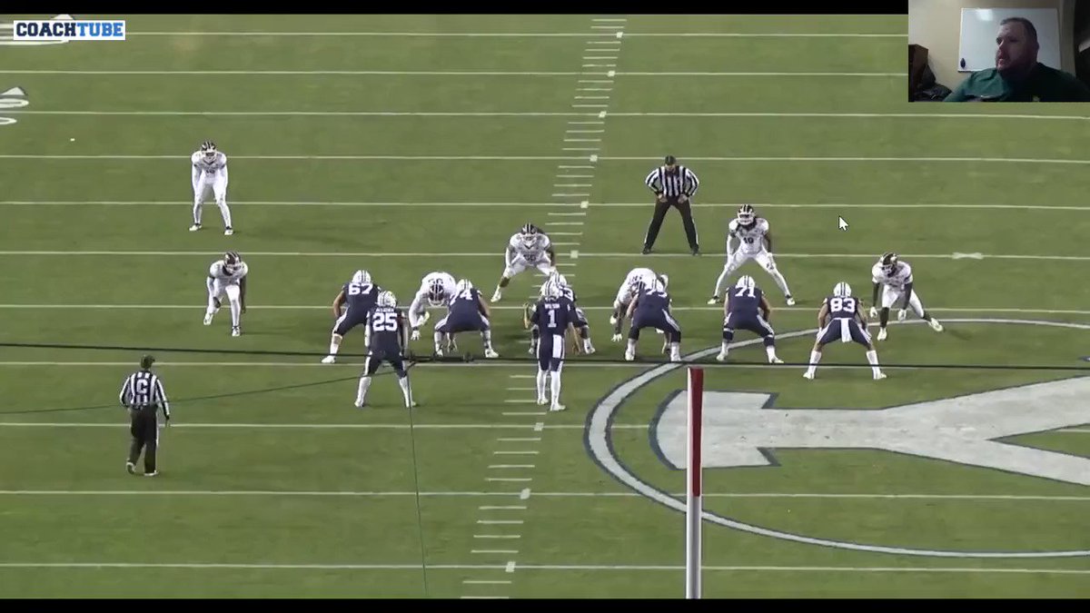 Baylor OL Coach Eric Mateos talking about their "E Brake" technique &amp; how they use it to account for backside LB run throughs on wide zone. Also why they like wide zone versus movement/blitz.