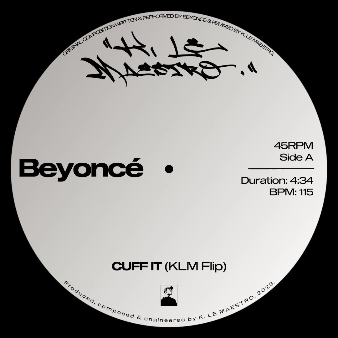 Cuff It... but make it a 2000s club banger. Beyoncé – Cuff It (KLM Flip) *unreleased*