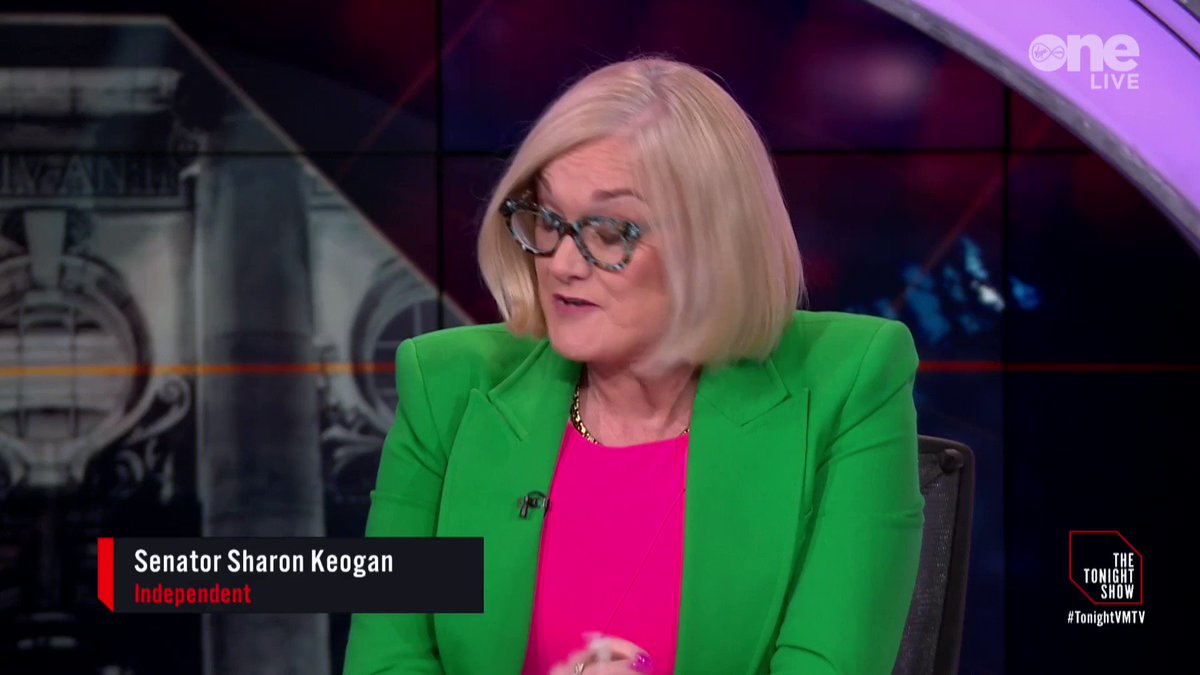"The system is completely broken" Senator Sharon Keogan reacts to a Business Post poll showing three out of four people think Ireland has taken too many refugees #TonightVMTV