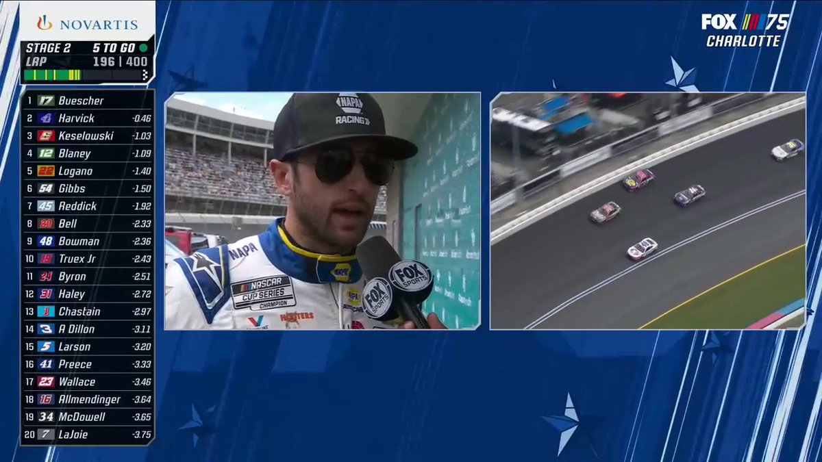 Chase Elliott on what happened. #NASCAR