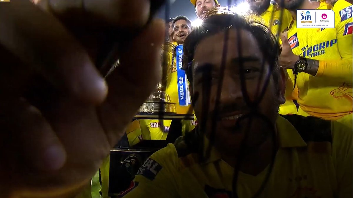 Conway is a hero. Ruturaj is a hero. Rahane is a hero. Rayudu is a hero. Dube is a hero. Jadeja is hero. What a remarkable run chase in the final - CSK are the champions.