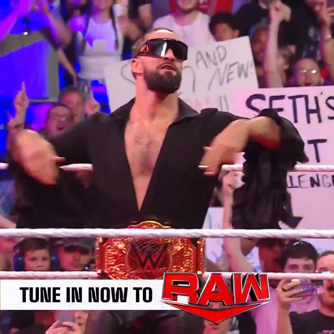 A celebration fit for Seth Rollins! #WWERaw