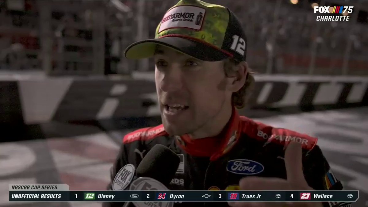 Ryan Blaney's winless streak is over.