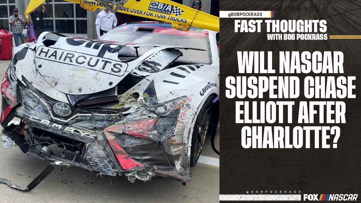 Fast Thoughts: There were some slight differences between the Elliott-Hamlin wreck and the Wallace-Larson wreck but if NASCAR feels Chase Elliott wrecked Hamlin on purpose and therefore suspends Chase Elliott, it would be justifiable.