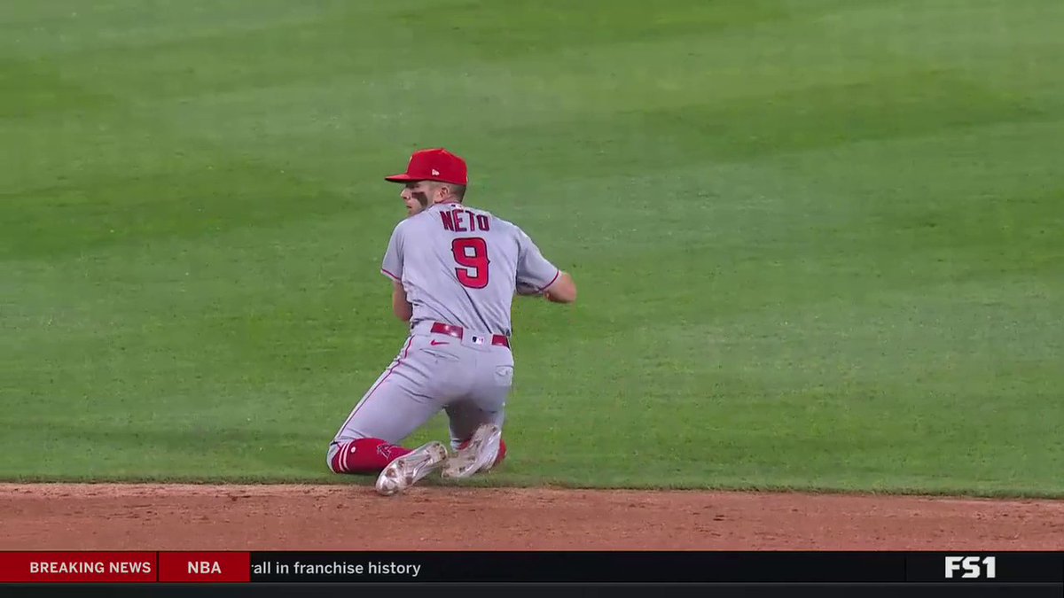What a play by Zach Neto to end the ballgame 🤯👏
