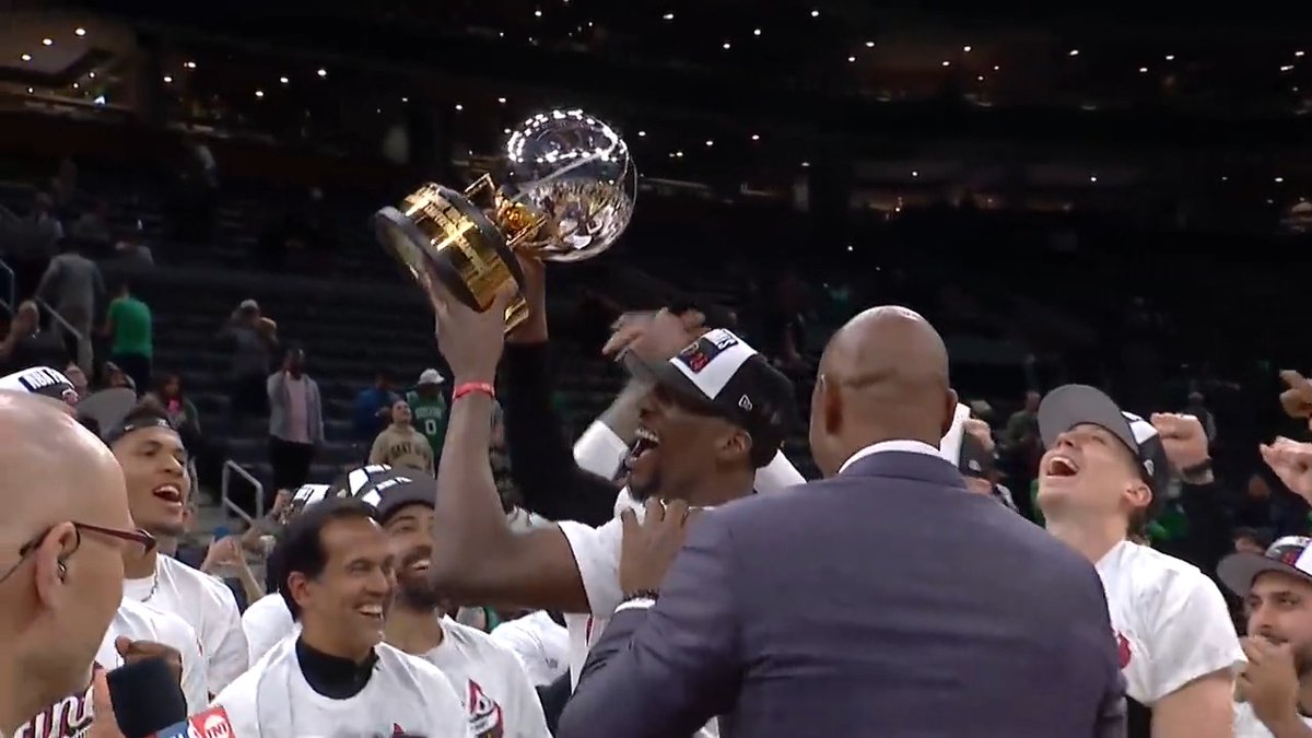 The Bob Cousy Trophy is ours 🏆