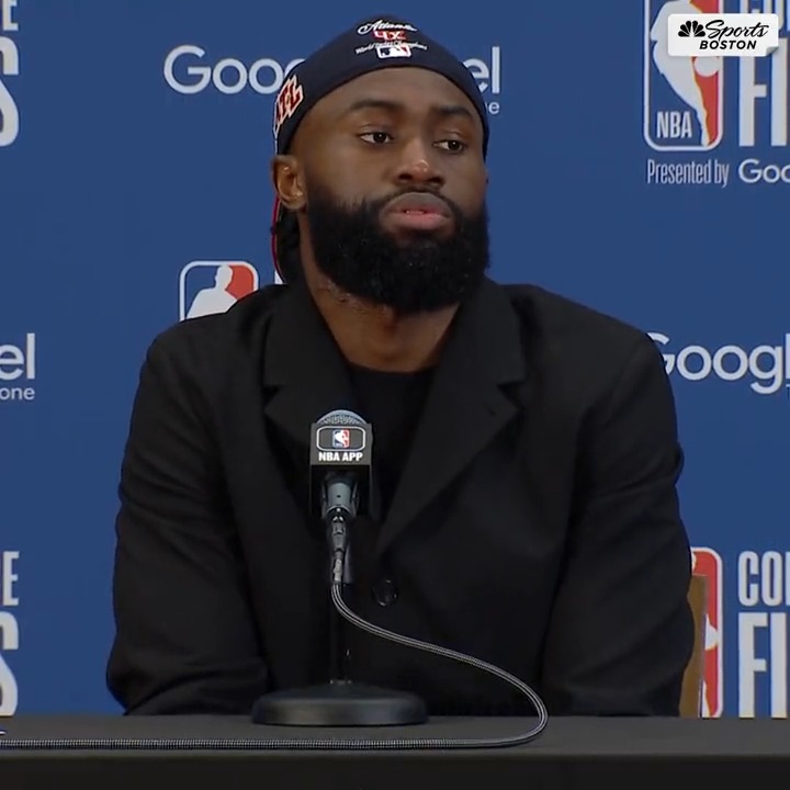 "I failed. We failed. We let the whole city down." Jaylen Brown on losing Game 7
