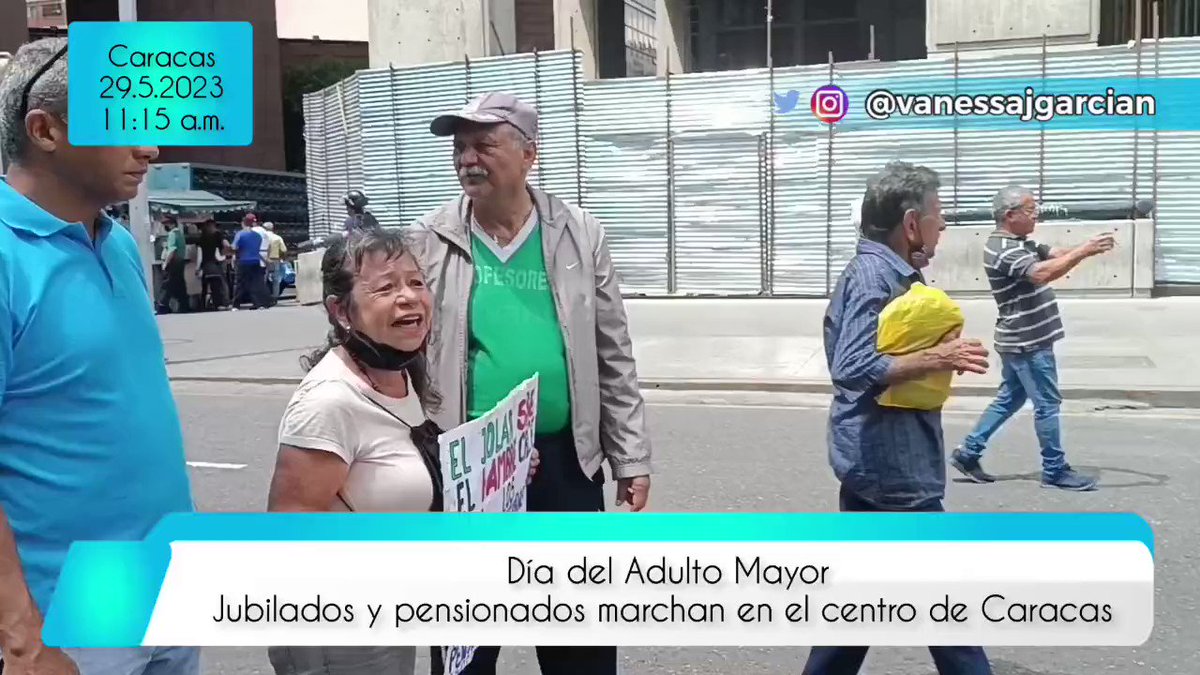 El mensaje de una docente jubilada a la Policía Nacional Bolivariana: "Ustedes también van a ser adultos mayores... Únanse a nuestra lucha" 🎥 Vanessa García