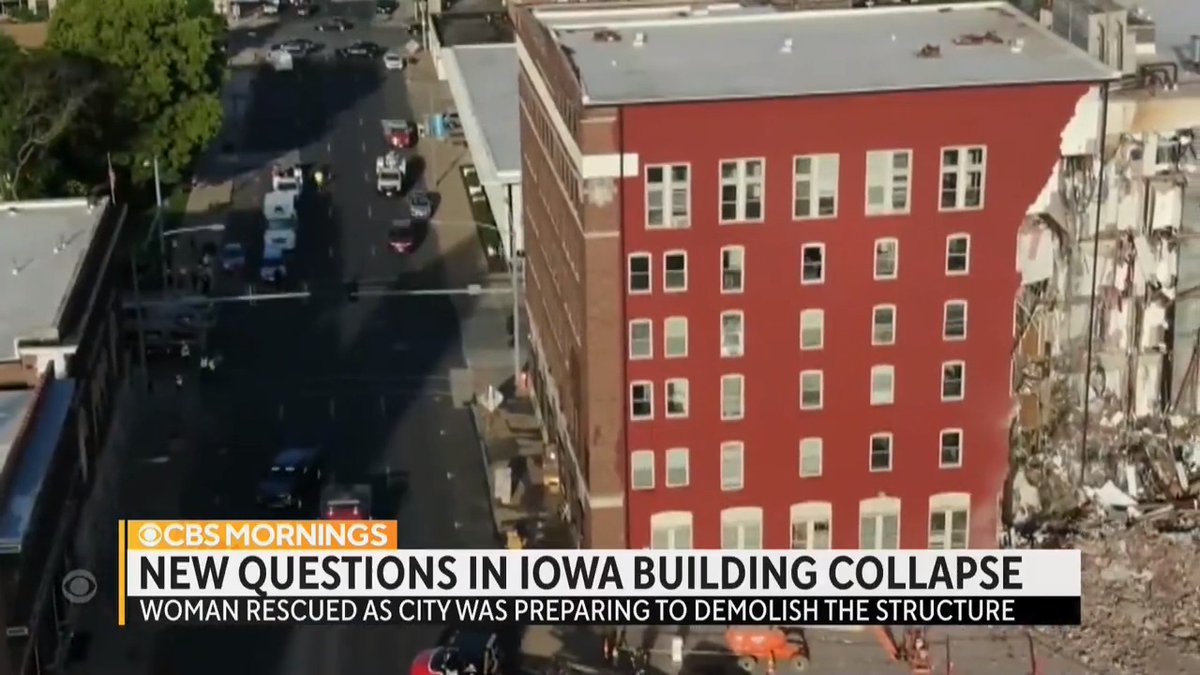 A survivor was found a full day after the partial collapse of an apartment building in Davenport, Iowa — after officials said the building was empty and ready to be demolished. Now, locals fear others may still be trapped inside.