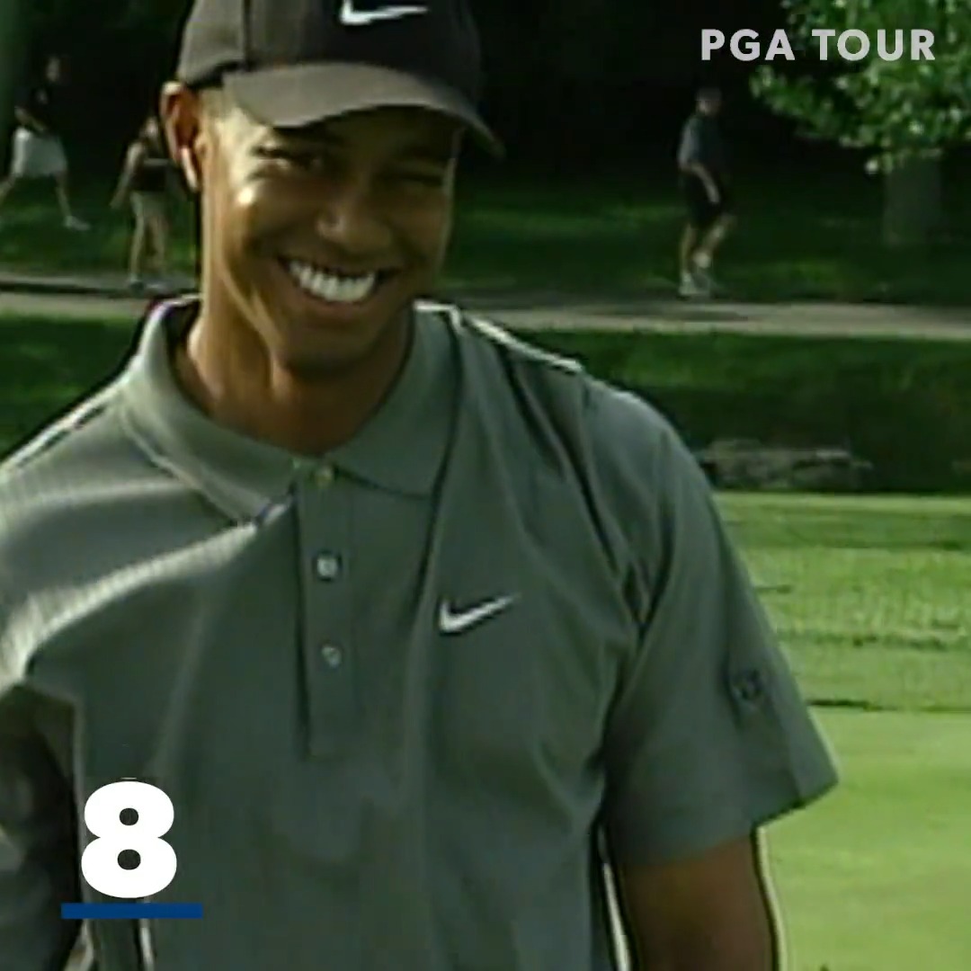 Tiger doing Tiger Woods things 🐅 Top shots of all-time from the 5-time winner the Memorial.