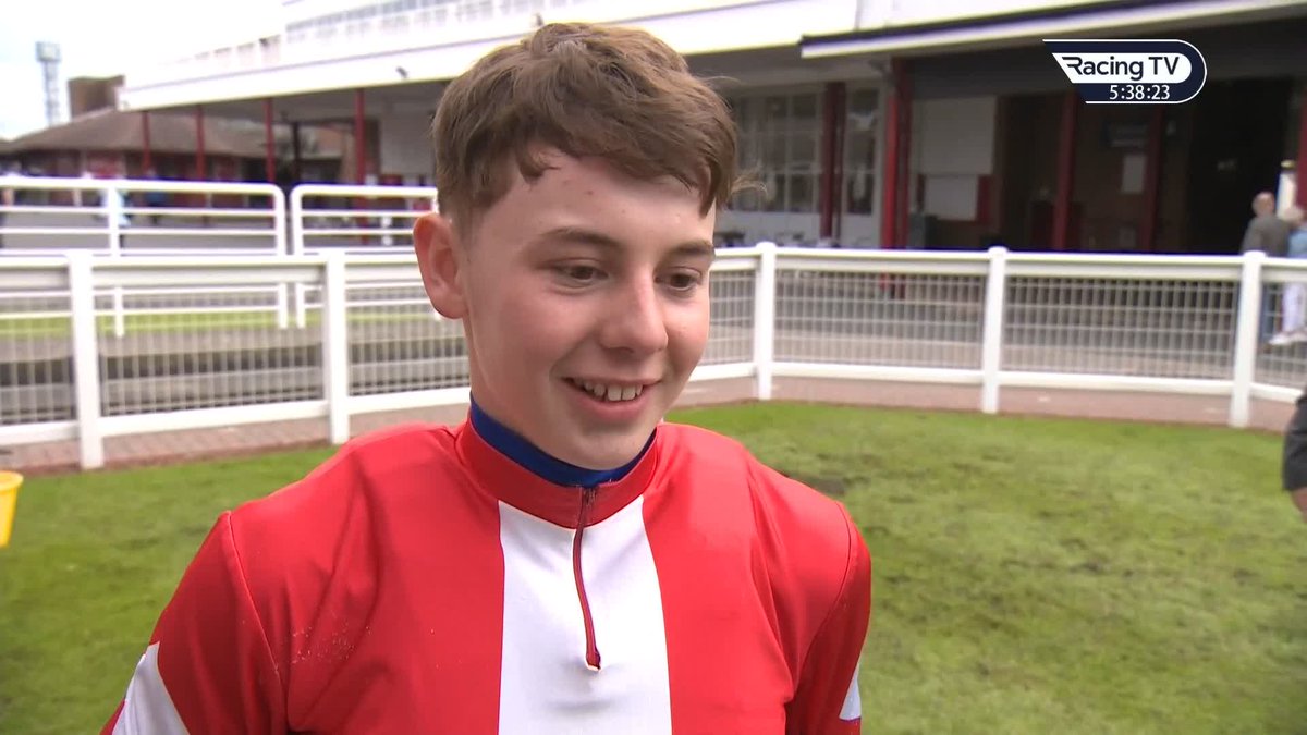 🗣️ "What a feeling. Legend." Jtnicholls could barely conceal his pride after the 16-year-old wins aboard Hurt You Never Redcar Racecourse on his debut in the saddle. Adrian Nicholls will be a proud father this evening 💕