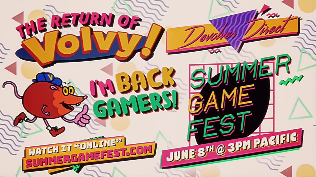 🚨 JUST ANNOUNCED 🚨 Devolver Direct is coming Thursday, June 8 as part of #SummerGameFest Tune in at 3p PT / 6p ET at Head to the website to set a reminder alert now.