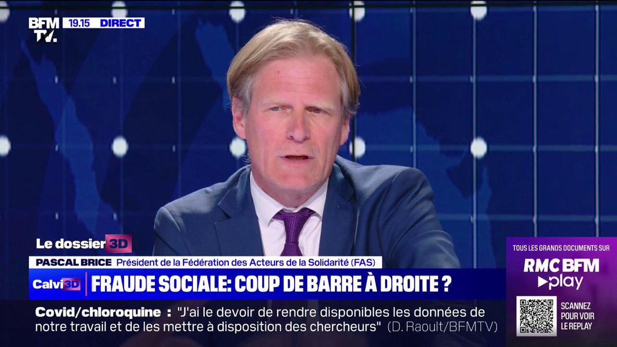 Fraude sociale: "On est en train d'installer l'idée que le problème de justice de ce pays sera réglé en se tournant vers les plus faibles" pour Pascal Brice (président de la Fédération des Acteurs de la Solidarité)