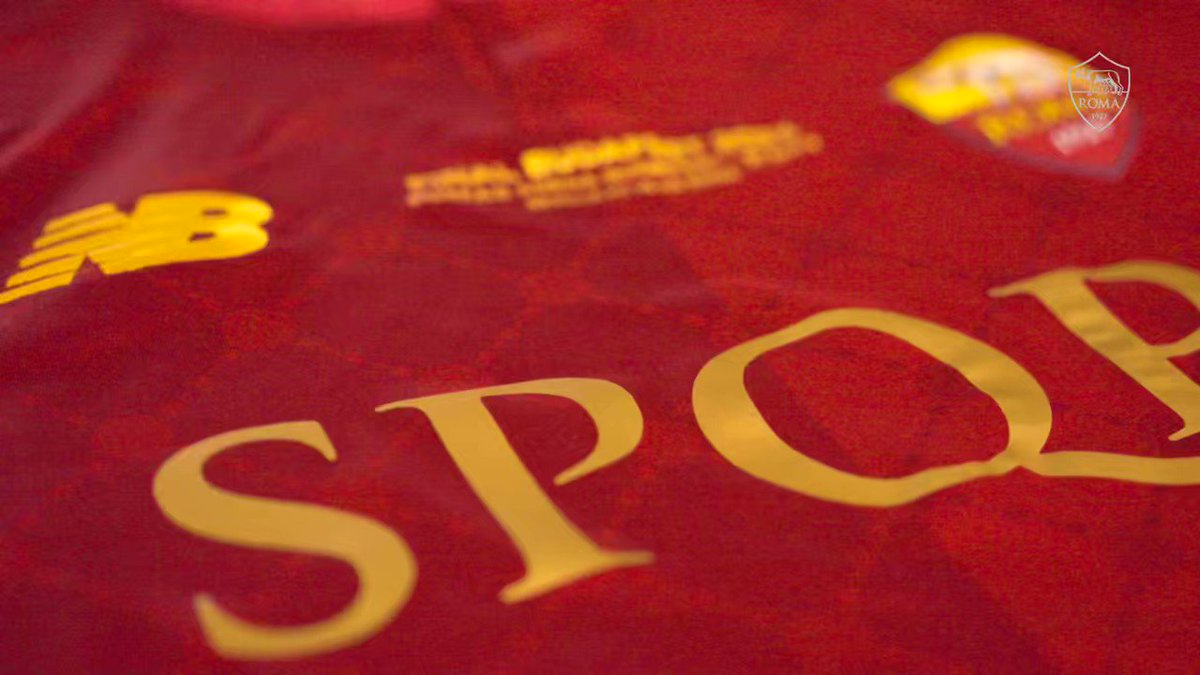 🟥🔸 𝐒𝐏𝐐𝐑 🔸🟥 The symbol of Rome’s timeless, boundless power 🔥 #ASRoma #UELfinal