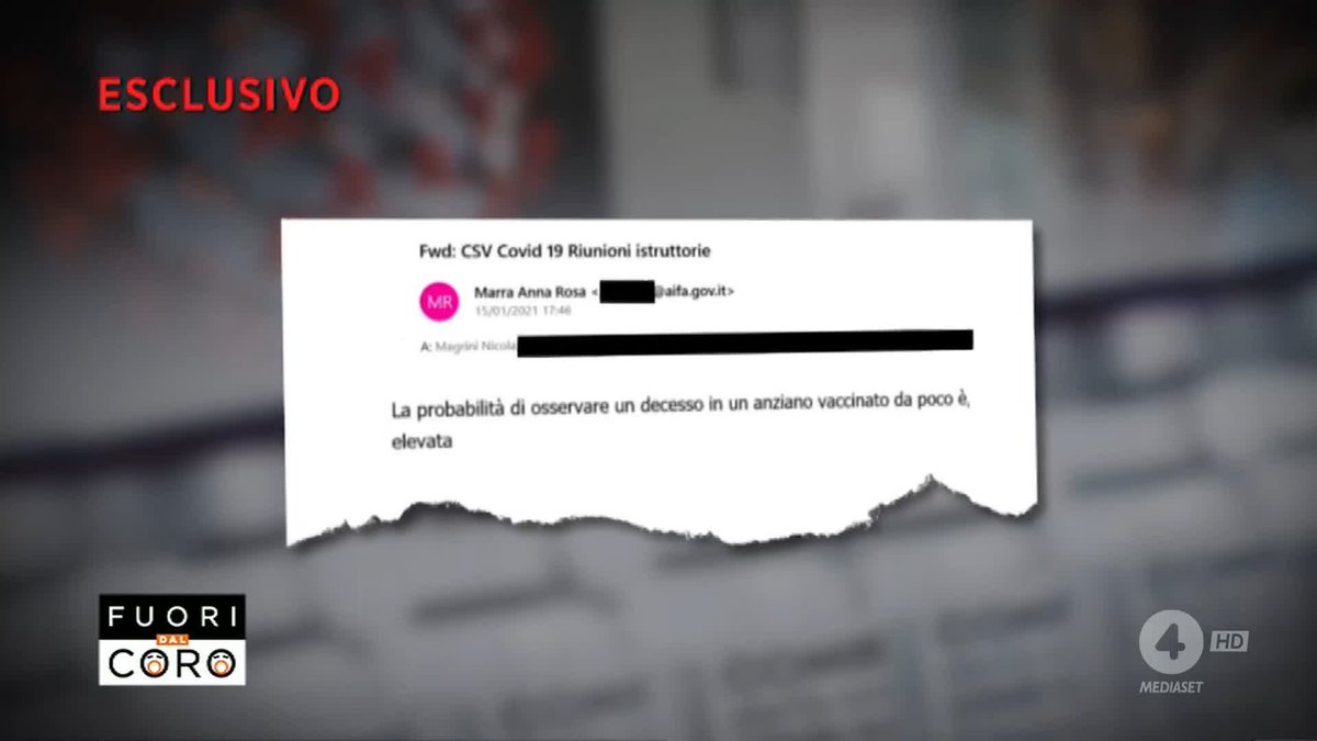I documenti segreti sui vaccini: le verità nascoste dall'Aifa Servizio di Marianna Canè a #Fuoridalcoro