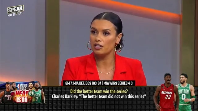 .Joy Taylor breaks down why she believes the better &amp; more talented team [Heat] did win the series.