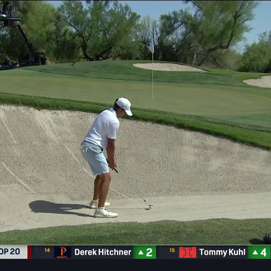 .UNC Men's Golf's Dylan Menante making it look EASY! 📺: Golf Channel &amp; @Peacock