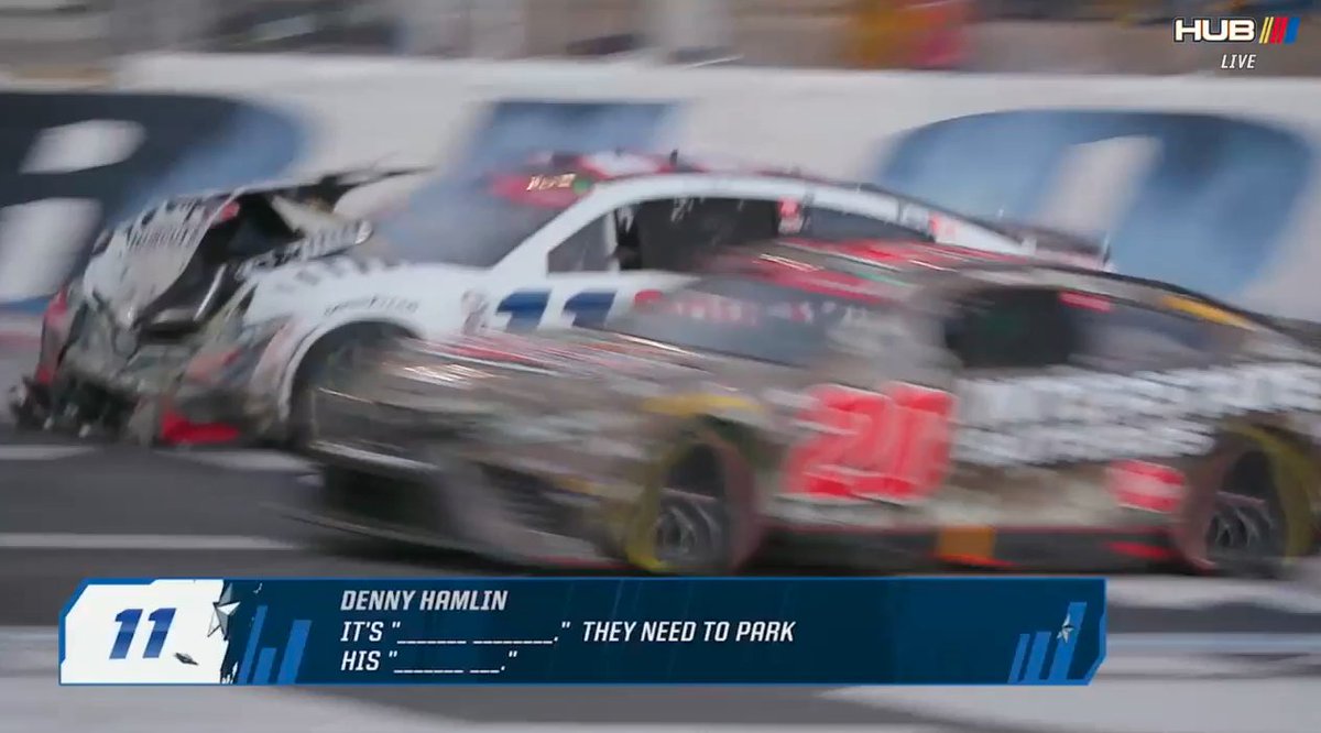 "They need to park his ____ __." Radioactive: Charlotte. #NASCAR #RaceHub