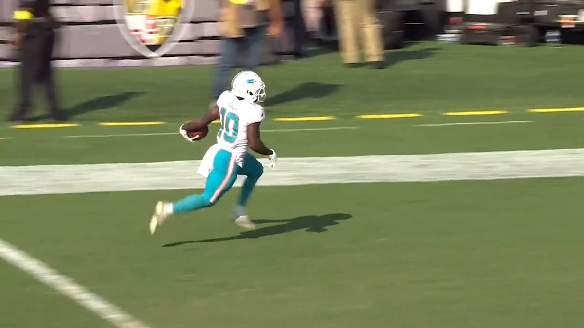 Anyone got a faster offense than the Miami Dolphins? 👀 Ty Hill | JW | Raheem Mostert | De’Von Achane