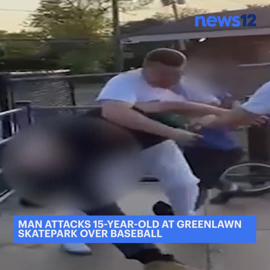 CAUGHT ON CAMERA: A 36-year-old man is facing third degree #assault charges for attacking a 15-year-old boy at the #Greenlawn Skatepark.