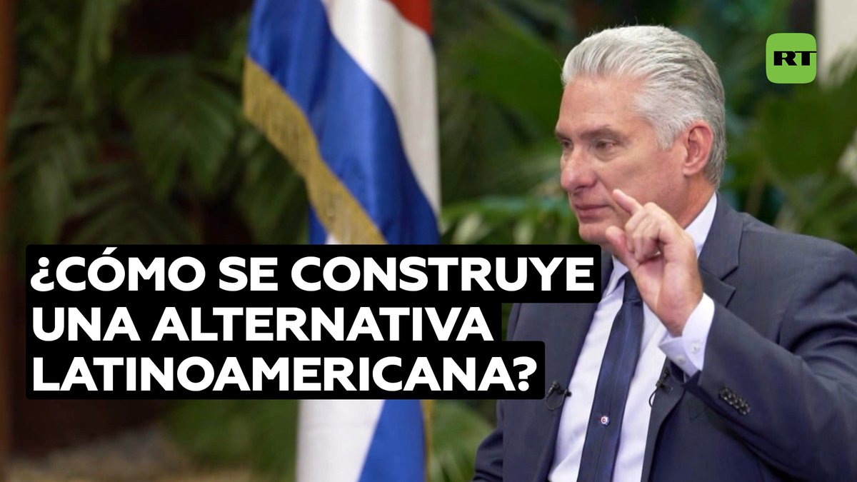El presidente de Cuba, Miguel Díaz-Canel Bermúdez (Miguel Díaz-Canel Bermúdez), reflexiona sobre la Doctrina Monroe y la necesidad de que América Latina se libere del dominio estadounidense. con Aliana Nieves 📹 No se pierdan la entrevista exclusiva