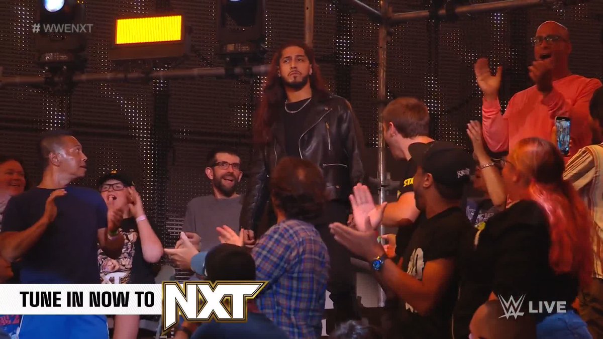 What is @AliWWE doing here?!?! #WWENXT