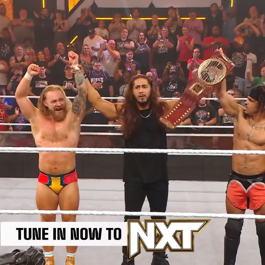 .Joe 6acy meet @AliWWE 👊 Business just picked up in #WWENXT!!!