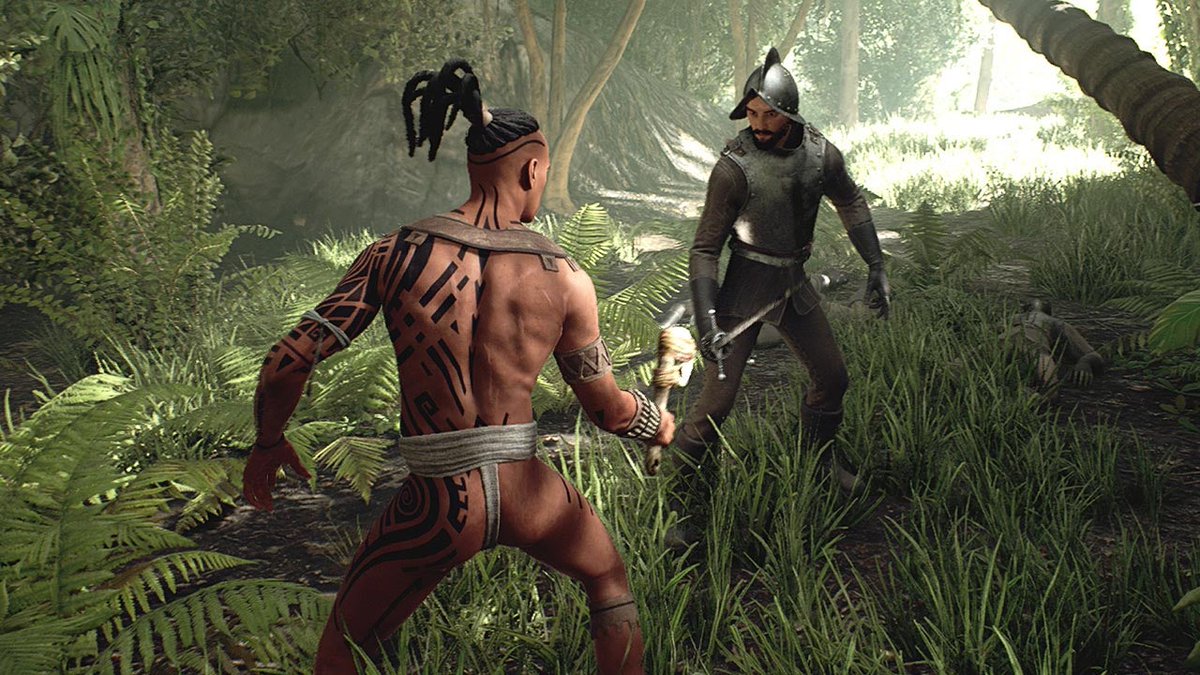 Play as an Aztec trying to withstand the assault of Spanish conquistadors in the first-person survival action-RPG Ecumene Aztec, launching in 2025.