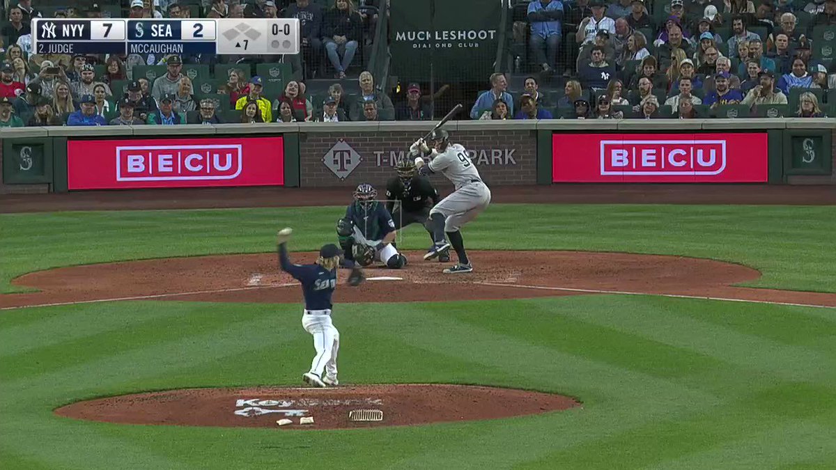 AARON JUDGE GOES YARD FOR THE THIRD STRAIGHT GAME‼️ (via New York Yankees)