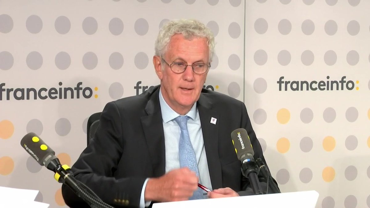 🔴🏉 J-100 avant la Coupe du monde de rugby 2023 🗣"On est prêt. Il y a une pression et une forme d'excitation parce qu'on va organiser une grande fête populaire pendant deux mois", déclare Jacques Rivoal, président du comité d’organisation de la Coupe du monde de rugby