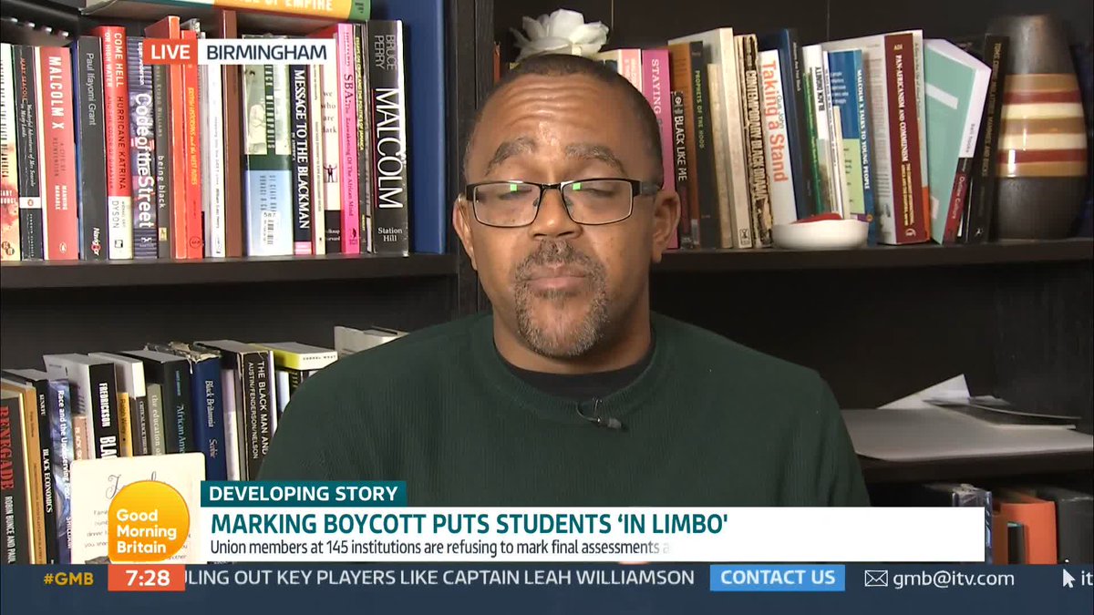 'The question should be, - why have the universities allowed it to get to this point? When we go on strike, we lose hundreds of thousands of pounds. It's not something we do lightly' Professor Andrews defends the boycott of marking final papers by university lecturers