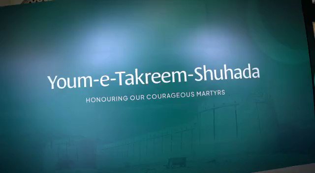 #Youm_E_Takreemshuhada in karachi where we paid tribute to the courageous martyrs who selflessly gave their lives for Pakistan 🇵🇰