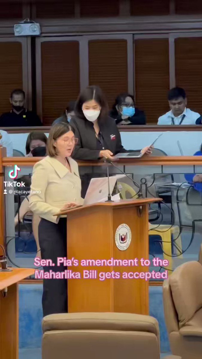 My major intervention on the Maharlika Investment Fund Bill. We'd like to ensure that the funds for Filipinos’ social security and public health insurance (GSIS, SSS, PhilHealth, PAGIBIG, etc.) would not be subject to additional exposure to risks.
