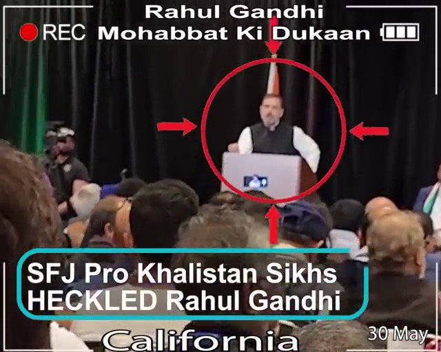 Modi ji in Australia- Bharat Mata Ki Jai Rahul Gandhi in USA- Khalistan Zindabad