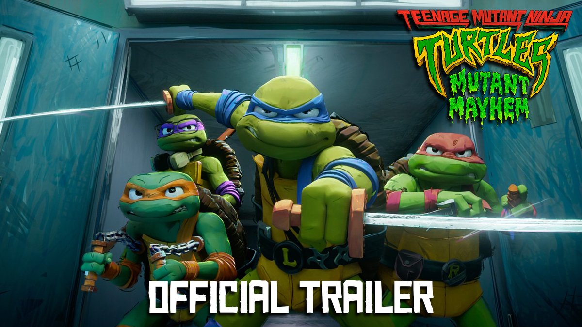 cowabunga! Retweet this new Teenage Mutant Ninja Turtles: #MutantMayhem trailer for the chance to be one of FIRST to see #TMNTMovie! We’re giving away 4 hometown advance screenings. Share which turtle you are with #TMNTLeo, #TMNTMikey, #TMNTDonnie or #TMNTRaph &amp; #Sweepstakes