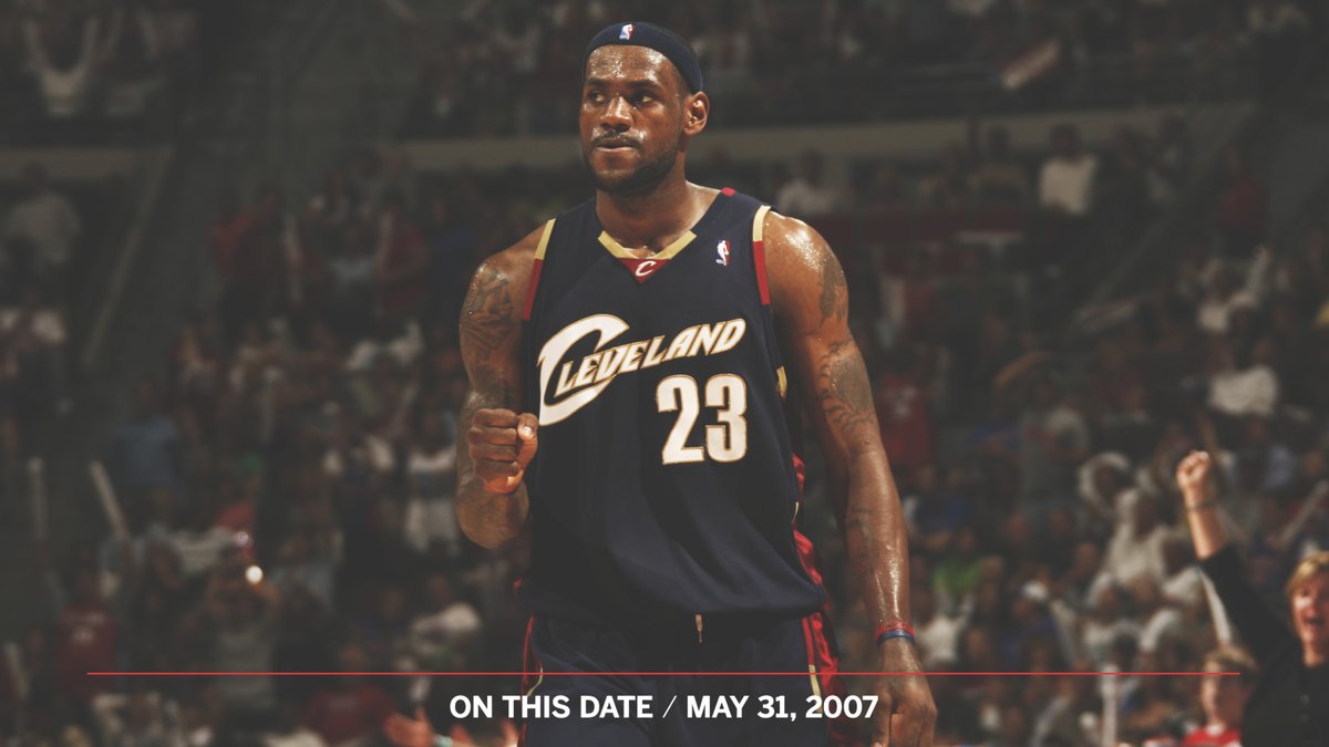 16 years ago today, LeBron James put up one of the greatest playoff performances ever: 👑 48 Pts / 9 Reb / 7 Ast 👑 25 straight points 👑 29 of the last 30 👑 Game-winner in 2nd OT He was just 22 years old 😳