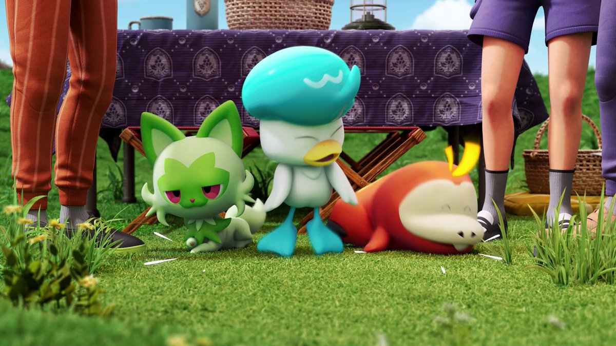 Paldean Partners: Follow Me 🥺 ❤️💜 #PokemonScarletViolet