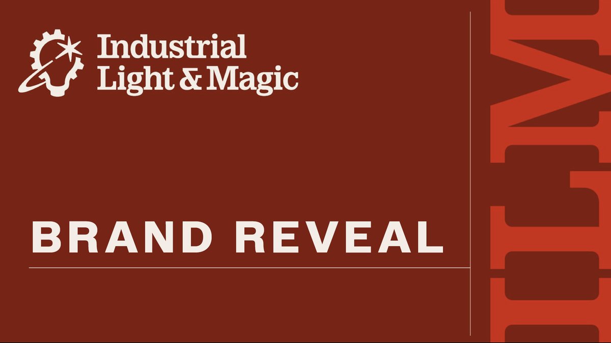 Our team here at Industrial Light &amp; Magic are visual storytellers who create iconic moments that inspire the imagination. With a legacy that stretches back nearly half-a-century, we are so excited to announce our next chapter and give you a look at our updated brand.