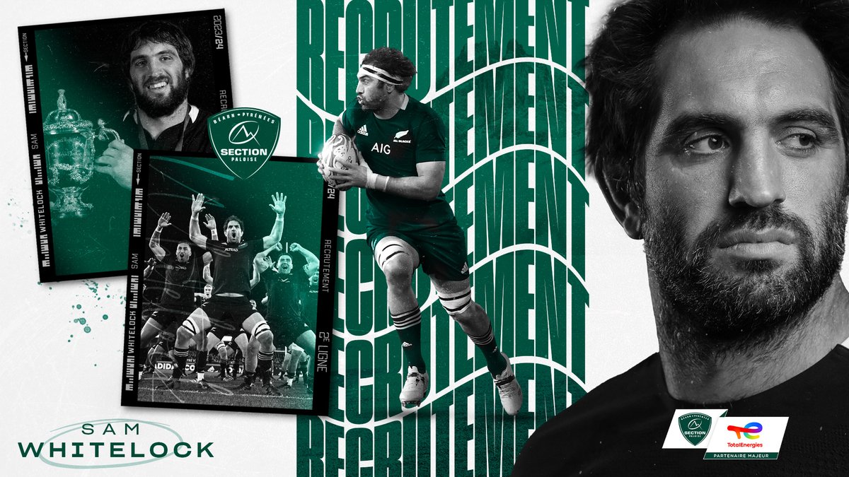 ✍️ 𝑺𝒂𝒎 𝑾𝒉𝒊𝒕𝒆𝒍𝒐𝒄𝒌 👉 2️⃣0️⃣2️⃣5️⃣ ℹ️ Un monument du rugby international s’engage à la Section pour deux saisons ! Nous accueillerons 𝑺𝒂𝒎 𝑾𝒉𝒊𝒕𝒆𝒍𝒐𝒄𝒌, frère de Luke, à l'issue de la Coupe du Monde 👉 #TOP14 #HonhaSection